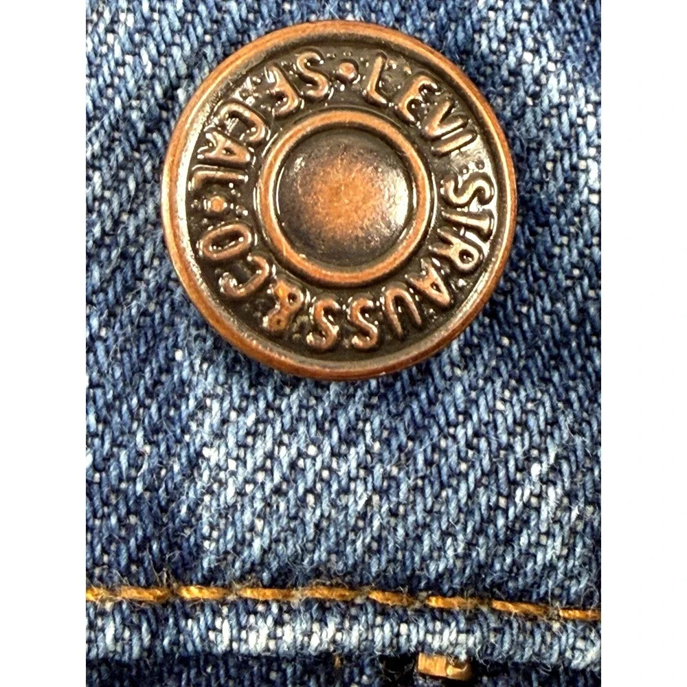 Vintage 1981 Levi's Orange Tab 517 USA Made Bootcut Jeans Distressed Fade 42x34 - Picture 14 of 16